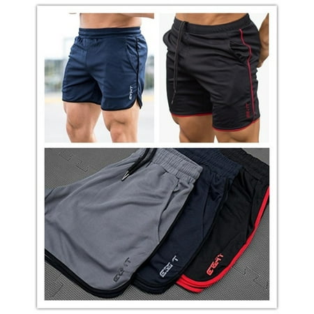 FANSHONN Mens Casual Summer Beach Shorts Sport Joggers Comfort Drawstring Short Pants